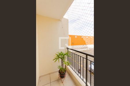 Varanda da Sala de apartamento à venda com 2 quartos, 51m² em Parque João Ramalho, Santo André