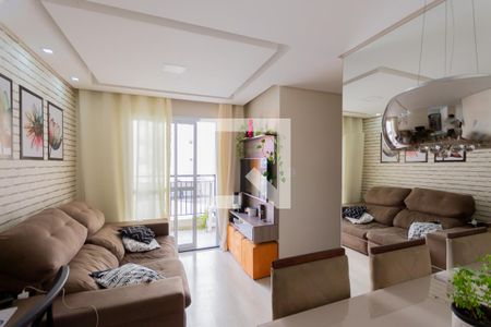 Sala de apartamento à venda com 2 quartos, 51m² em Parque João Ramalho, Santo André