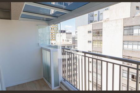 Studio para alugar com 25m², 1 quarto e sem vagaVaranda 