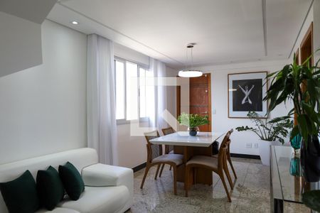 Sala 1 de apartamento à venda com 4 quartos, 180m² em Padre Eustáquio, Belo Horizonte