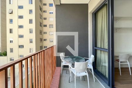 Studio para alugar com 27m², 1 quarto e sem vagaVaranda