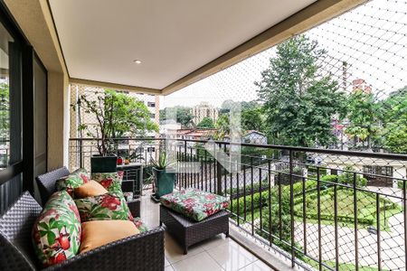 Varanda de apartamento à venda com 3 quartos, 198m² em Real Parque, São Paulo