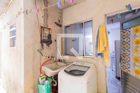 Área de Serviço de casa para alugar com 2 quartos, 80m² em Jardim Gonzaga, São Paulo
