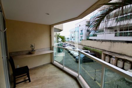 Varanda da Sala de apartamento para alugar com 1 quarto, 45m² em Recreio dos Bandeirantes, Rio de Janeiro