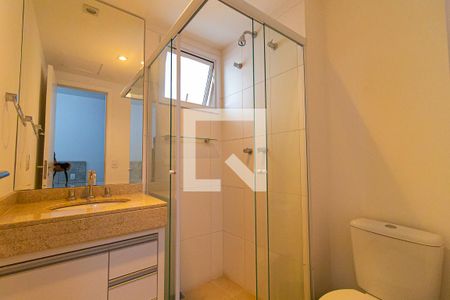 Banheiro de kitnet/studio para alugar com 1 quarto, 32m² em Bela Vista, São Paulo