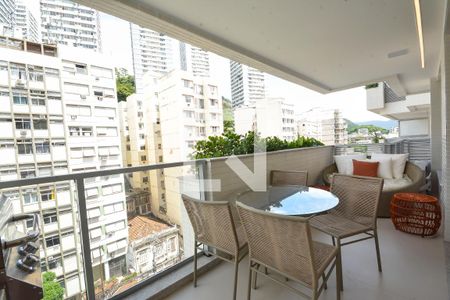 Varanda de apartamento à venda com 2 quartos, 82m² em Botafogo, Rio de Janeiro