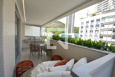 Varanda de apartamento à venda com 2 quartos, 82m² em Botafogo, Rio de Janeiro