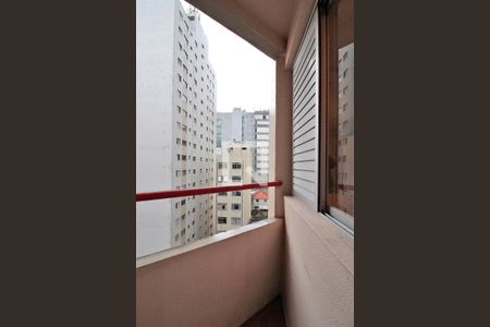 Varanda de apartamento para alugar com 1 quarto, 25m² em Bela Vista, São Paulo