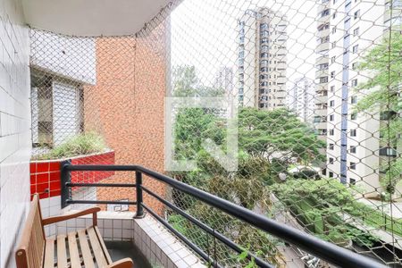Varanda da Sala de apartamento à venda com 3 quartos, 116m² em Vila Andrade, São Paulo