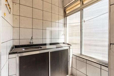 Cozinha de apartamento para alugar com 1 quarto, 30m² em Centro Histórico de São Paulo, São Paulo