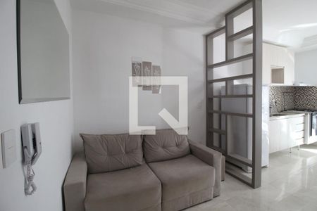 Apartamento para alugar com 52m², 1 quarto e 2 vagasSala