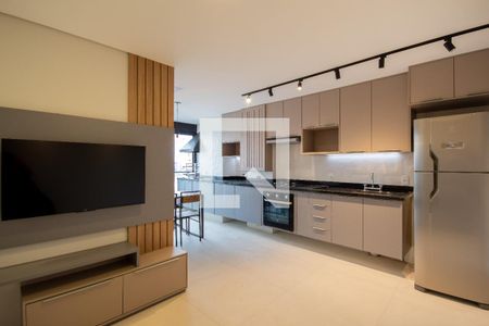 Sala e cozinha de apartamento à venda com 2 quartos, 50m² em Centro, Osasco