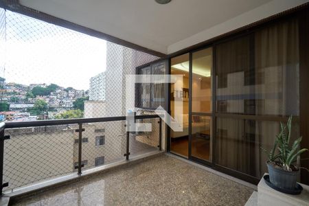 Sala Varanda de apartamento à venda com 4 quartos, 140m² em Tijuca, Rio de Janeiro
