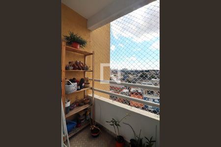 Varanda da Sala de apartamento para alugar com 2 quartos, 64m² em Vila Alto de Santo Andre, Santo André