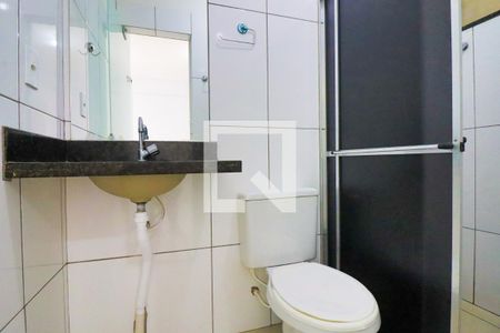 Banheiro Social de apartamento para alugar com 1 quarto, 35m² em Taguatinga Sul (taguatinga), Brasília