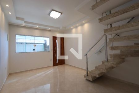 Sala de casa para alugar com 2 quartos, 112m² em Chácara Mafalda, São Paulo