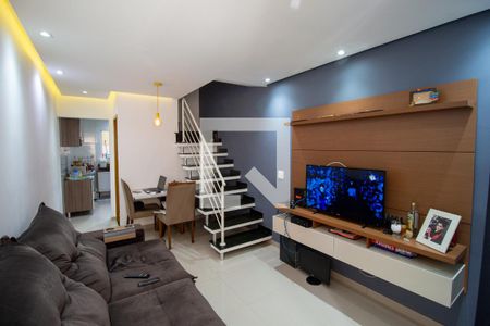 Sala de casa de condomínio à venda com 2 quartos, 77m² em Vila Taquari, São Paulo