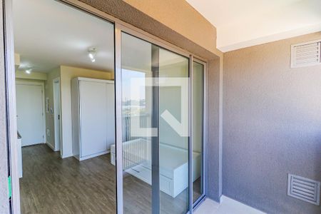 Varanda de kitnet/studio para alugar com 1 quarto, 25m² em Santo Amaro, São Paulo