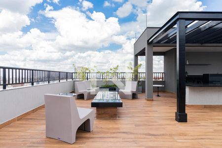 Studio para alugar com 28m², 0 quarto e sem vaga Studio para alugar com 28m², 0 quarto e sem vagaÁrea comum (Rooftop) - Churrasqueira