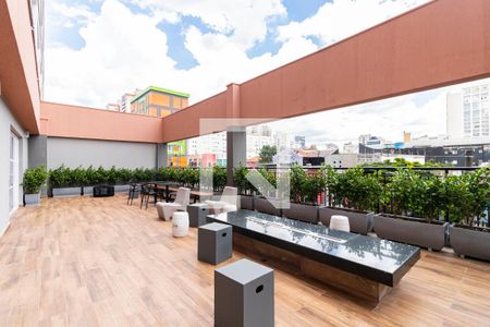 Studio para alugar com 28m², 0 quarto e sem vaga Studio para alugar com 28m², 0 quarto e sem vagaÁrea comum - Apoio Salão de festas