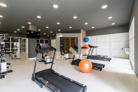 Studio para alugar com 28m², 0 quarto e sem vaga Studio para alugar com 28m², 0 quarto e sem vagaÁrea comum - Academia
