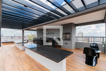 Studio para alugar com 28m², 0 quarto e sem vaga Studio para alugar com 28m², 0 quarto e sem vagaÁrea comum (Rooftop) - Churrasqueira