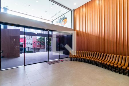 Studio para alugar com 28m², 0 quarto e sem vaga Studio para alugar com 28m², 0 quarto e sem vagaÁrea comum - Hall social