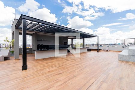 Studio para alugar com 28m², 0 quarto e sem vaga Studio para alugar com 28m², 0 quarto e sem vagaÁrea comum (Rooftop) - Churrasqueira