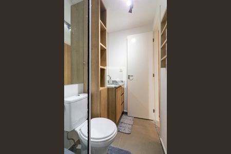 Studio para alugar com 28m², 0 quarto e sem vaga Studio para alugar com 28m², 0 quarto e sem vagaBanheiro