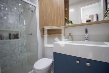 Banheiro da Suíte 1 de casa de condomínio à venda com 3 quartos, 145m² em Recreio dos Bandeirantes, Rio de Janeiro