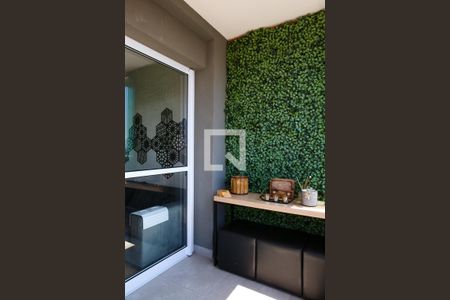 Varanda da Sala de apartamento para alugar com 1 quarto, 50m² em Campestre, Santo André