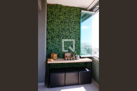 Varanda da Sala de apartamento para alugar com 1 quarto, 50m² em Campestre, Santo André