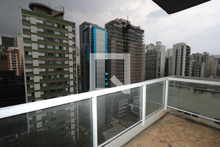 Varanda da Sala de apartamento à venda com 3 quartos, 230m² em Jardim Paulista, São Paulo