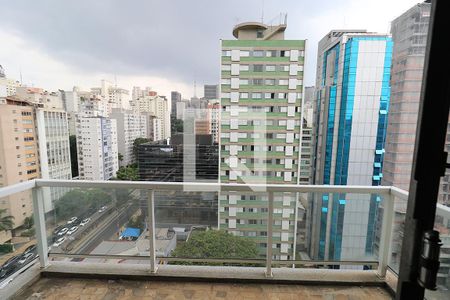 Varanda da Sala de apartamento à venda com 3 quartos, 230m² em Jardim Paulista, São Paulo