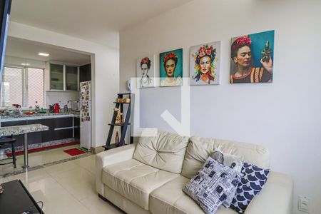 1 Andar - Sala de apartamento à venda com 3 quartos, 131m² em Sagrada Família, Belo Horizonte