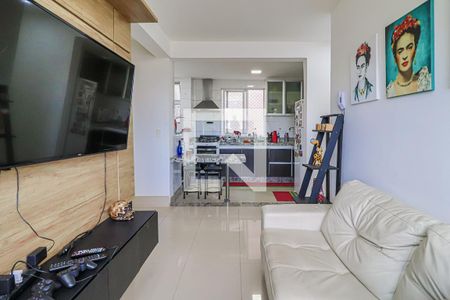 1 Andar - Sala de apartamento à venda com 3 quartos, 131m² em Sagrada Família, Belo Horizonte