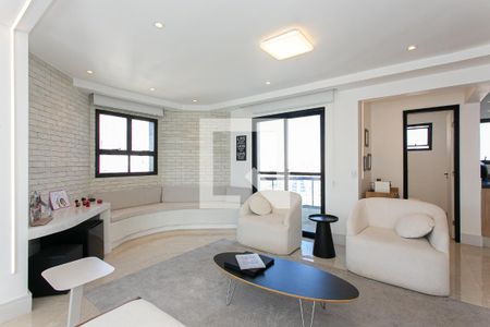Sala de Estar de apartamento à venda com 4 quartos, 140m² em Vila Gomes Cardim, São Paulo