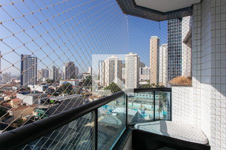 Varanda da Sala de apartamento à venda com 4 quartos, 140m² em Vila Gomes Cardim, São Paulo