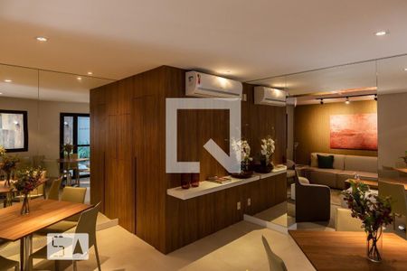 Studio para alugar com 26m², 1 quarto e sem vagaSalão de festas