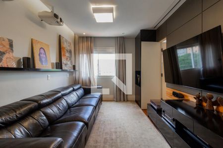 Sala Tv de apartamento à venda com 3 quartos, 228m² em Moema, São Paulo