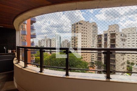 Varanda de apartamento à venda com 3 quartos, 228m² em Moema, São Paulo