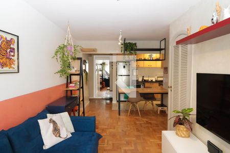 Sala de apartamento para alugar com 1 quarto, 55m² em Vila Uberabinha, São Paulo
