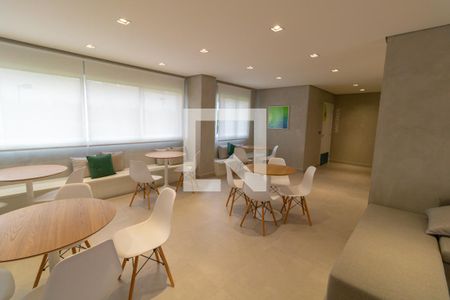 Apartamento para alugar com 39m², 2 quartos e 1 vagaÁrea comum - Salão de festas