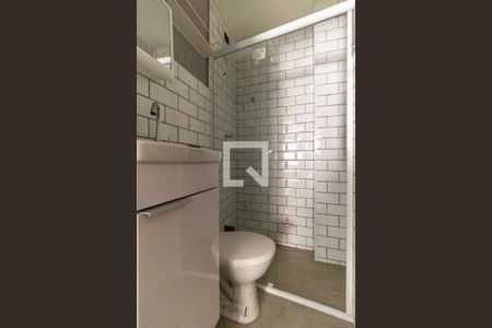 Banheiro de kitnet/studio à venda com 1 quarto, 29m² em Vila Buarque, São Paulo