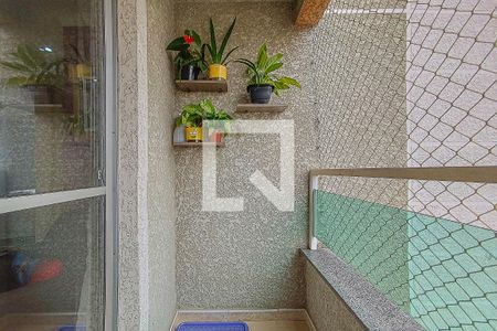 Varanda da Sala de apartamento à venda com 2 quartos, 49m² em Parque Novo Mundo, São Paulo