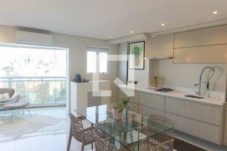 Sala/Cozinha de apartamento à venda com 2 quartos, 60m² em Consolação, São Paulo