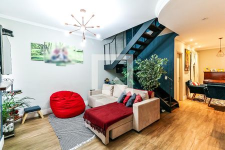 Sala de casa de condomínio para alugar com 3 quartos, 146m² em Parque Assuncao, Taboão da Serra