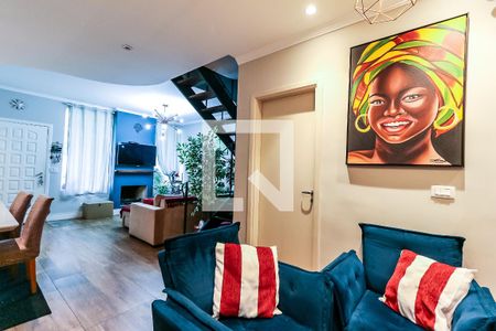 Sala de casa de condomínio para alugar com 3 quartos, 146m² em Parque Assuncao, Taboão da Serra