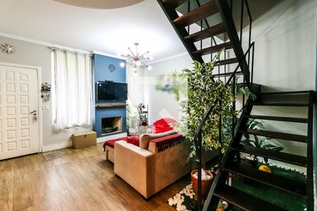 Sala de casa de condomínio para alugar com 3 quartos, 146m² em Parque Assuncao, Taboão da Serra