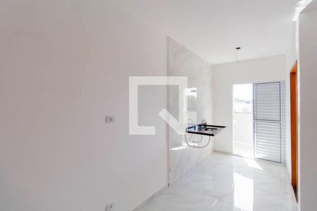 Sala e Cozinha Integrada  de apartamento à venda com 2 quartos, 34m² em Jardim Popular, São Paulo